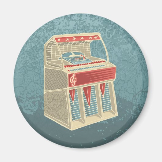 Grunge Jukebox Magneet (Voorkant)