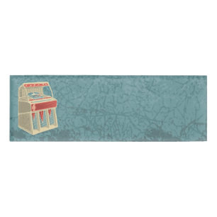 Grunge Jukebox Naambadge