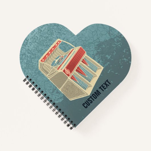 Grunge Jukebox Notitieboek (Voorkant)