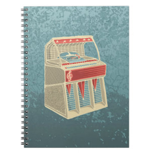 Grunge Jukebox Notitieboek