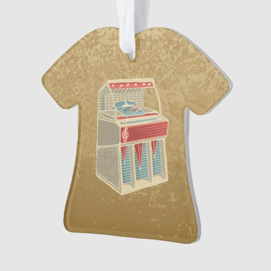 Grunge Jukebox Ornament (voorkant)