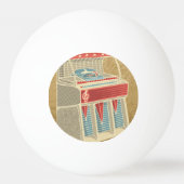 Grunge Jukebox Pingpongbal (Achterkant)