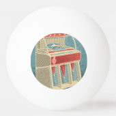 Grunge Jukebox Pingpongbal (Achterkant)