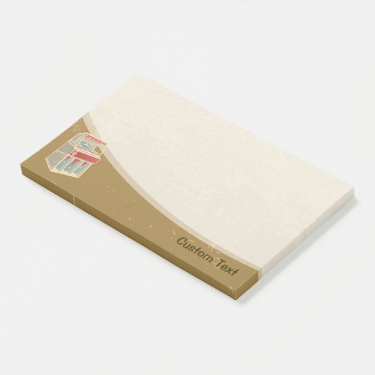 Grunge Jukebox Post-it® Notes (Schuin)
