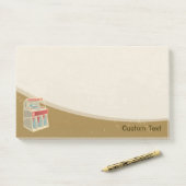 Grunge Jukebox Post-it® Notes (Op bureau)