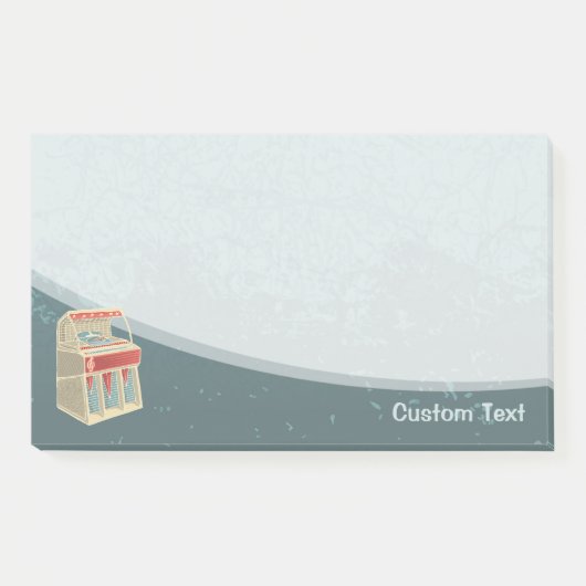Grunge Jukebox Post-it® Notes (Voorkant)