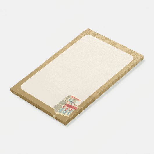 Grunge Jukebox Post-it® Notes (Schuin)