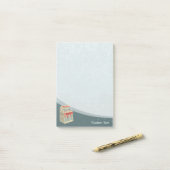 Grunge Jukebox Post-it® Notes (Op bureau)
