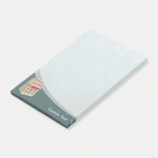 Grunge Jukebox Post-it® Notes (Schuin)