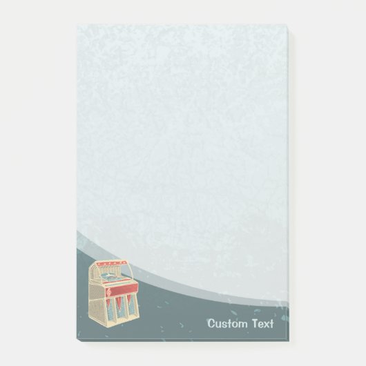 Grunge Jukebox Post-it® Notes (Voorkant)