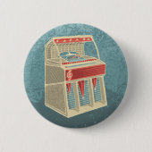 Grunge Jukebox Ronde Button 5,7 Cm (Voorkant)