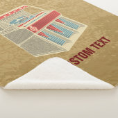 Grunge Jukebox Sherpa Deken (3/4)