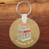 Grunge Jukebox Sleutelhanger (Voorkant)