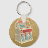 Grunge Jukebox Sleutelhanger (Voorkant)