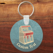 Grunge Jukebox Sleutelhanger (Voorkant)