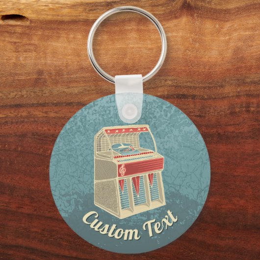 Grunge Jukebox Sleutelhanger (Voorkant)