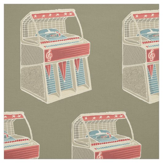 Grunge Jukebox Stof (Swatch)