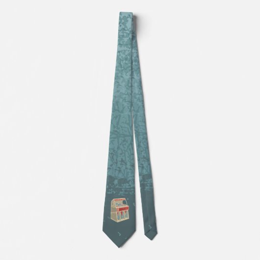 Grunge Jukebox Stropdas (Voorkant)