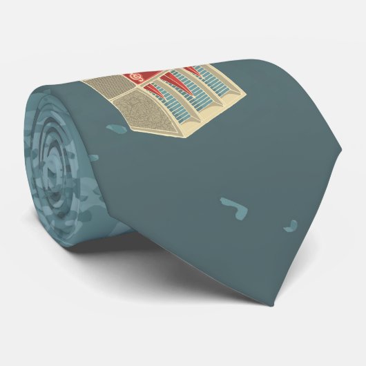 Grunge Jukebox Stropdas (Opgerold)