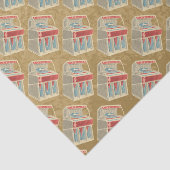 Grunge Jukebox Tissuepapier (Detail)