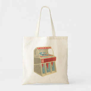 Grunge Jukebox Tote Bag