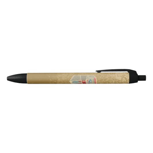 Grunge Jukebox Zwarte Inkt Pen (Bovenkant)