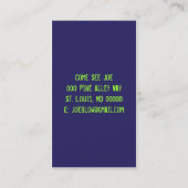 Grunge-kaart 1 visitekaartje (Achterkant)