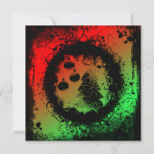 Grunge Kerstmis Kaart (Voorkant)