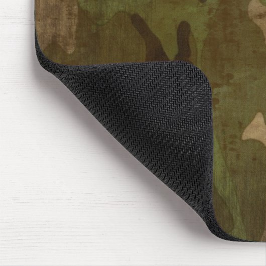 Grunge Kijk Camoflage - Mousepad Muismat (Hoek)