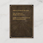 Grunge King of Spades Visitekaartje (Achterkant)