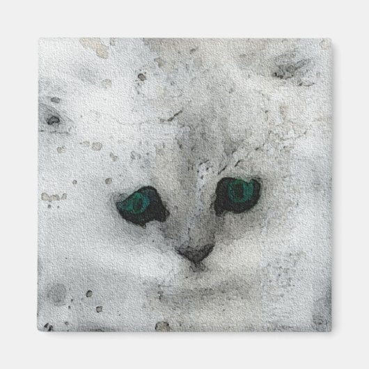 Grunge Kitten Magneet (Voorkant)