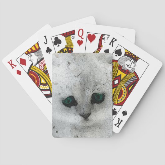 Grunge Kitten Pokerkaarten (Achterkant)