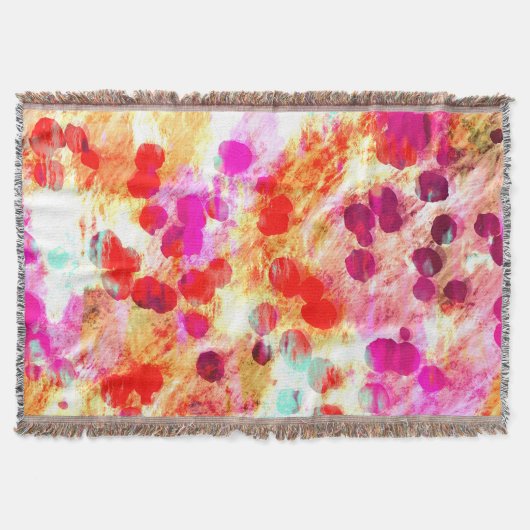 Grunge kleur dot textuur achtergrond deken (Voorkant)