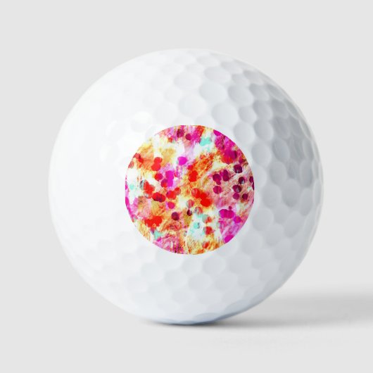 Grunge kleur dot textuur achtergrond golfballen (Voorkant)