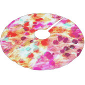 Grunge kleur dot textuur achtergrond kerstboom rok (Gekanteld)