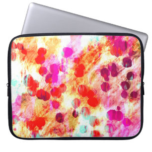 Grunge kleur dot textuur achtergrond laptop sleeve