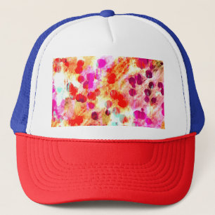 Grunge kleur dot textuur achtergrond trucker pet
