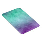 Grunge kleuren - Turquoise & Paars Magneet (Rechterzijde)