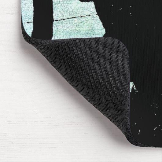 Grunge Koe Silhouette Muismat (Hoek)