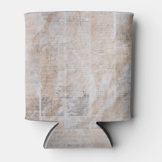 Grunge krant, textuur collage blikjeskoeler (Voorkant)