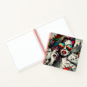 Grunge Kunst | Gebroken Vrouw Abstract Notitieboek (Binnen)