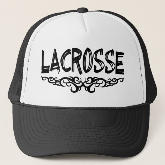 Grunge Lacrosse Trucker Pet (Voorkant)