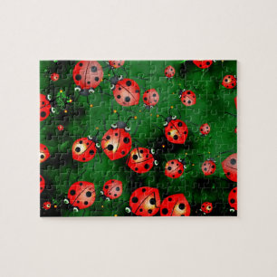 Grunge Ladybugs Legpuzzel