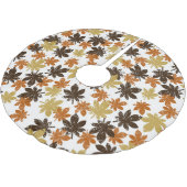 Grunge Leaf: Naadloos achtergrondpatroon. Kerstboom Rok (Gekanteld)