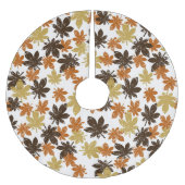 Grunge Leaf: Naadloos achtergrondpatroon. Kerstboom Rok (Voorkant)