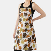 Grunge Leaf: Naadloos achtergrondpatroon. Schort (Insitu)