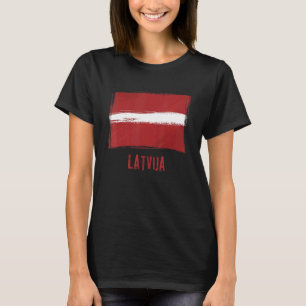 Grunge Letland Vlag Latvija Litouws T-shirt