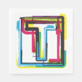 Grunge Letter to Bold Kleurrijke Stedelijke Typogr Servet (Voorkant)