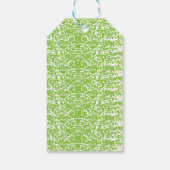 Grunge Lime Green Pattern - Summer Abstract Decor Cadeaulabel (Achterkant)