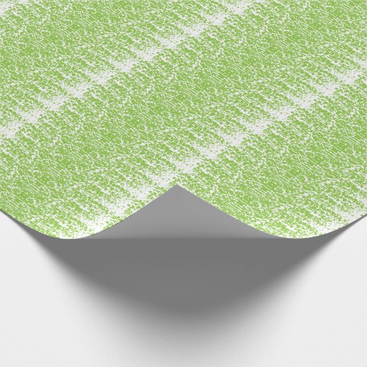 Grunge Lime Green Pattern - Summer Abstract Decor Cadeaupapier (Hoek)
